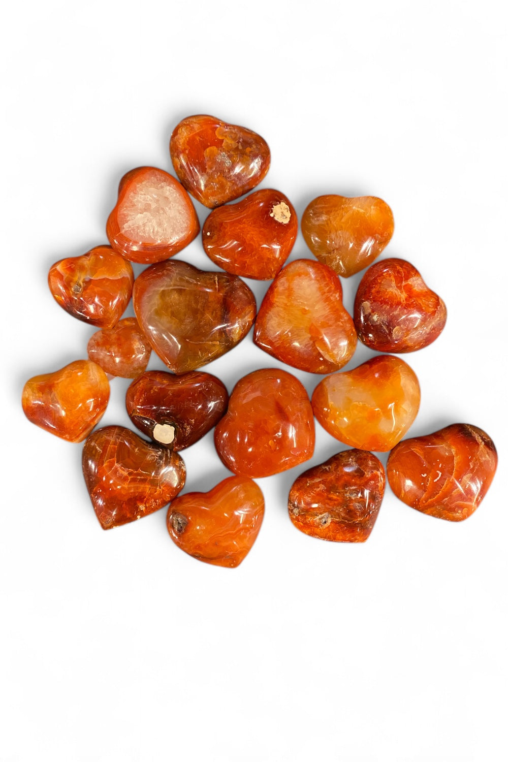 Carnelian Crystal Heart
