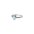 Blue Topaz Stone Sterling Silver Ring