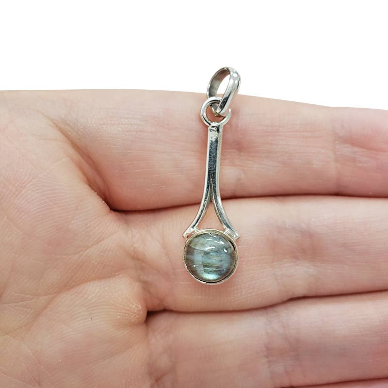Labradorite Sterling Silver Pendant