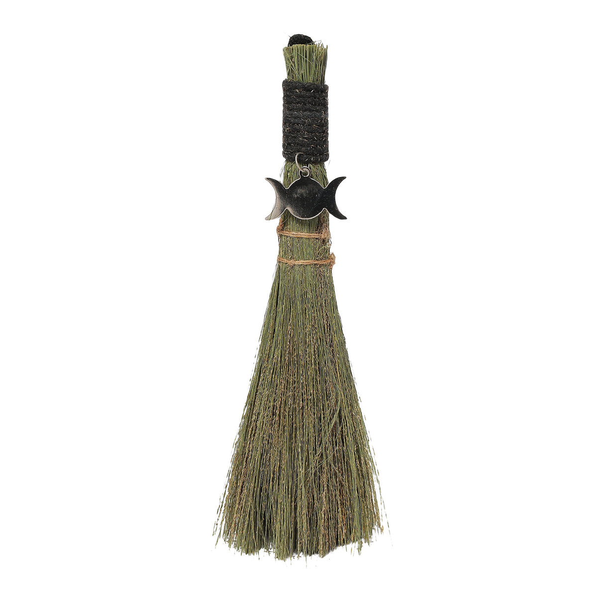 Ritual Altar Broom Triple Moon 8&quot;(Besom)