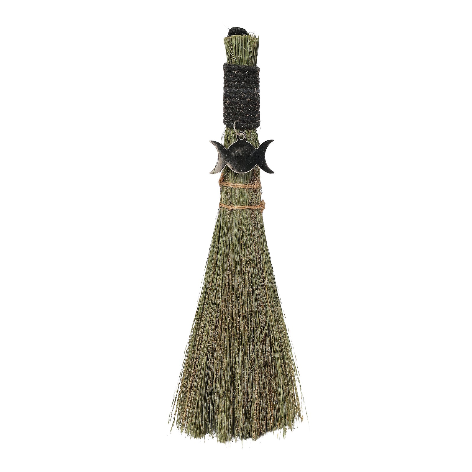 Ritual Altar Broom Triple Moon 8"(Besom)