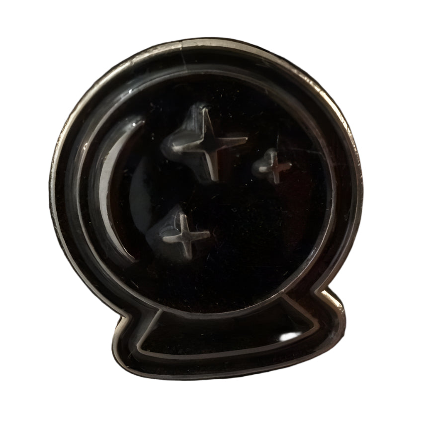 Crystal Ball Enamel Pin