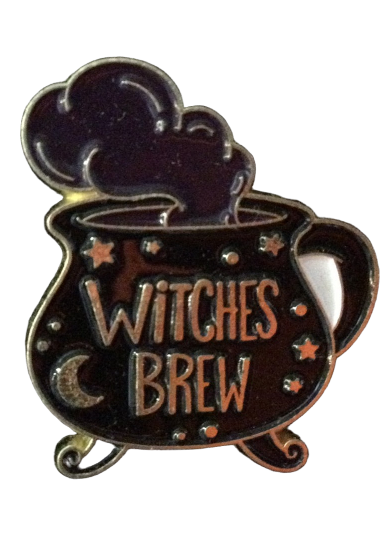 Witch's Brew Cauldron Enamel Pin