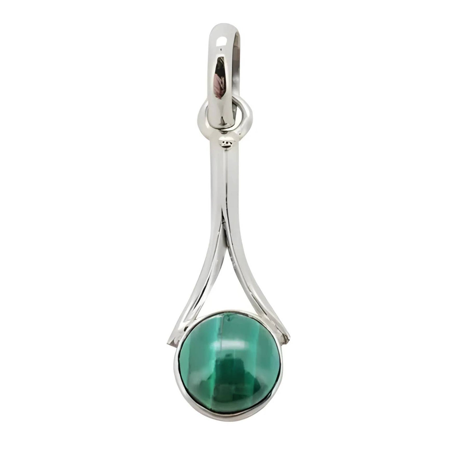 Malachite Sterling Silver Pendant