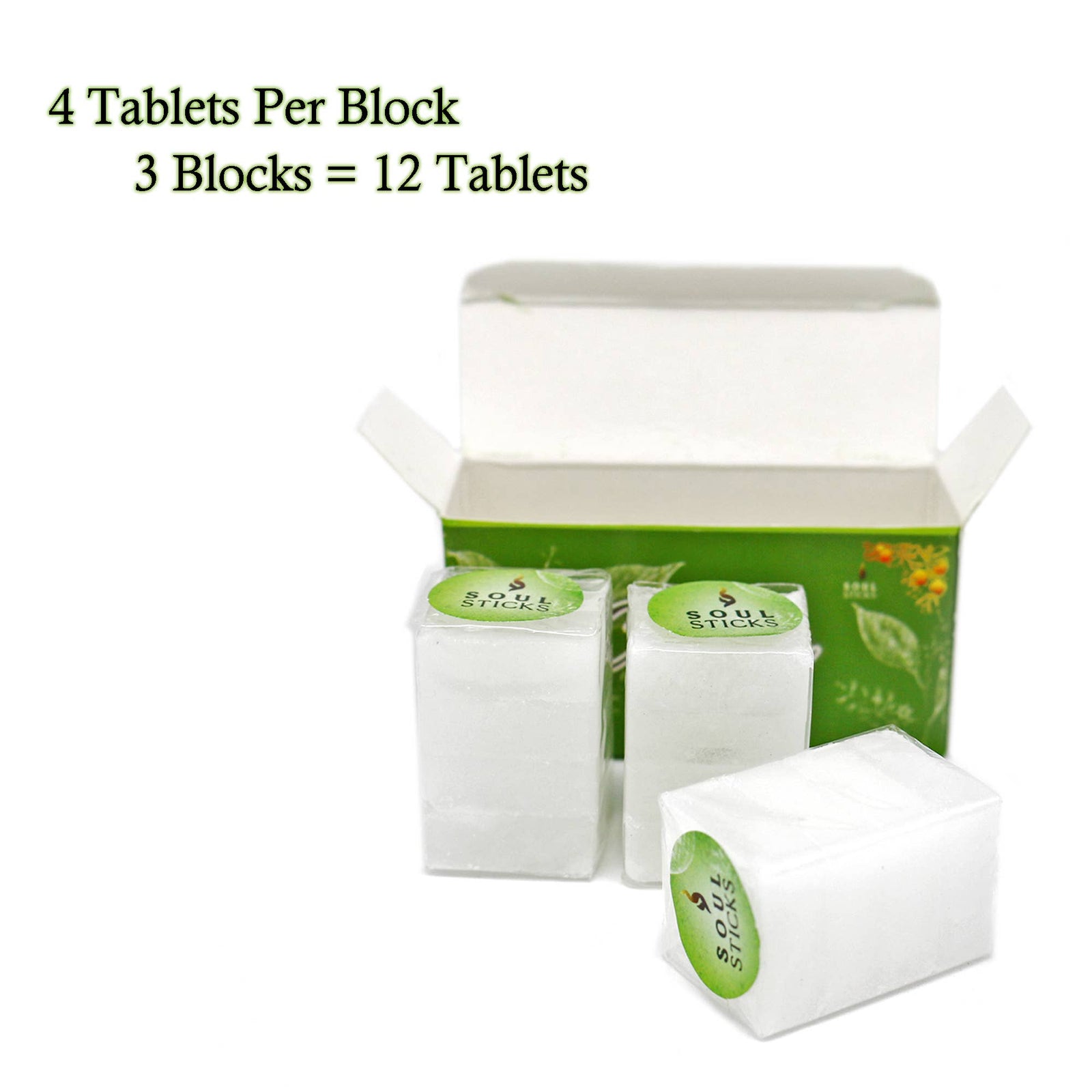 Soul Sticks - 100% Pure & Natural Camphor Box (56 g.)