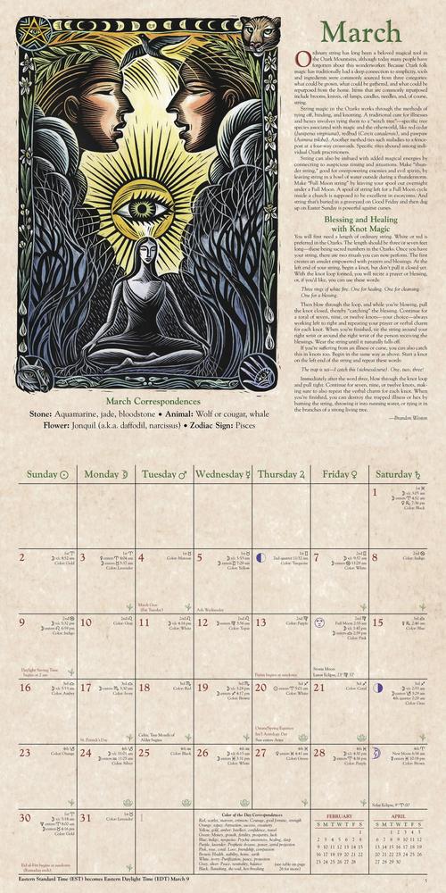 Witches' Calendar 2026