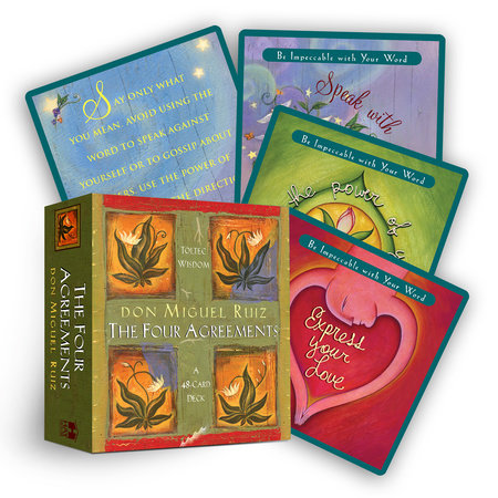 The Four Agreements Card deck - Ruiz