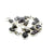 Black Tourmaline Freeform Sterling Silver Pendant