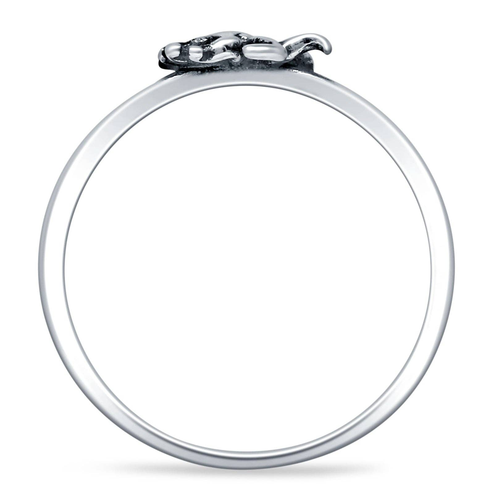 Vintage Style Sterling Silver Octopus Ring