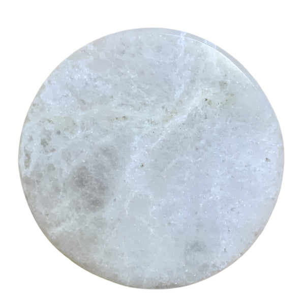 Selenite Round Charging Plate