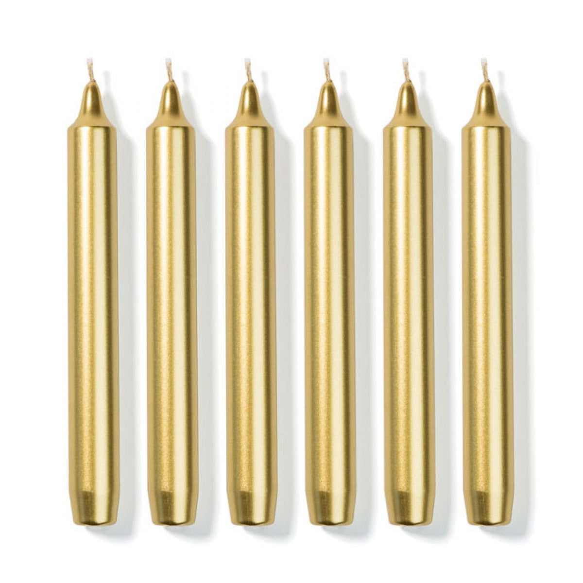 9" Metallic Taper Candles