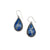 Kashi Semiprecious Large Stone Earrings - Lapis