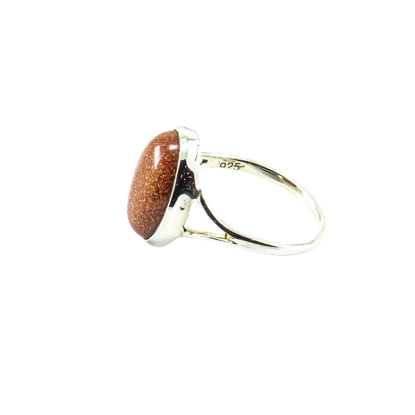 Goldstone Sterling Silver Ring