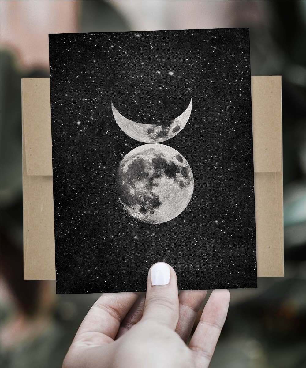 Horned Moon Card