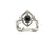 Black Obsidian Ring Sterling Silver 925