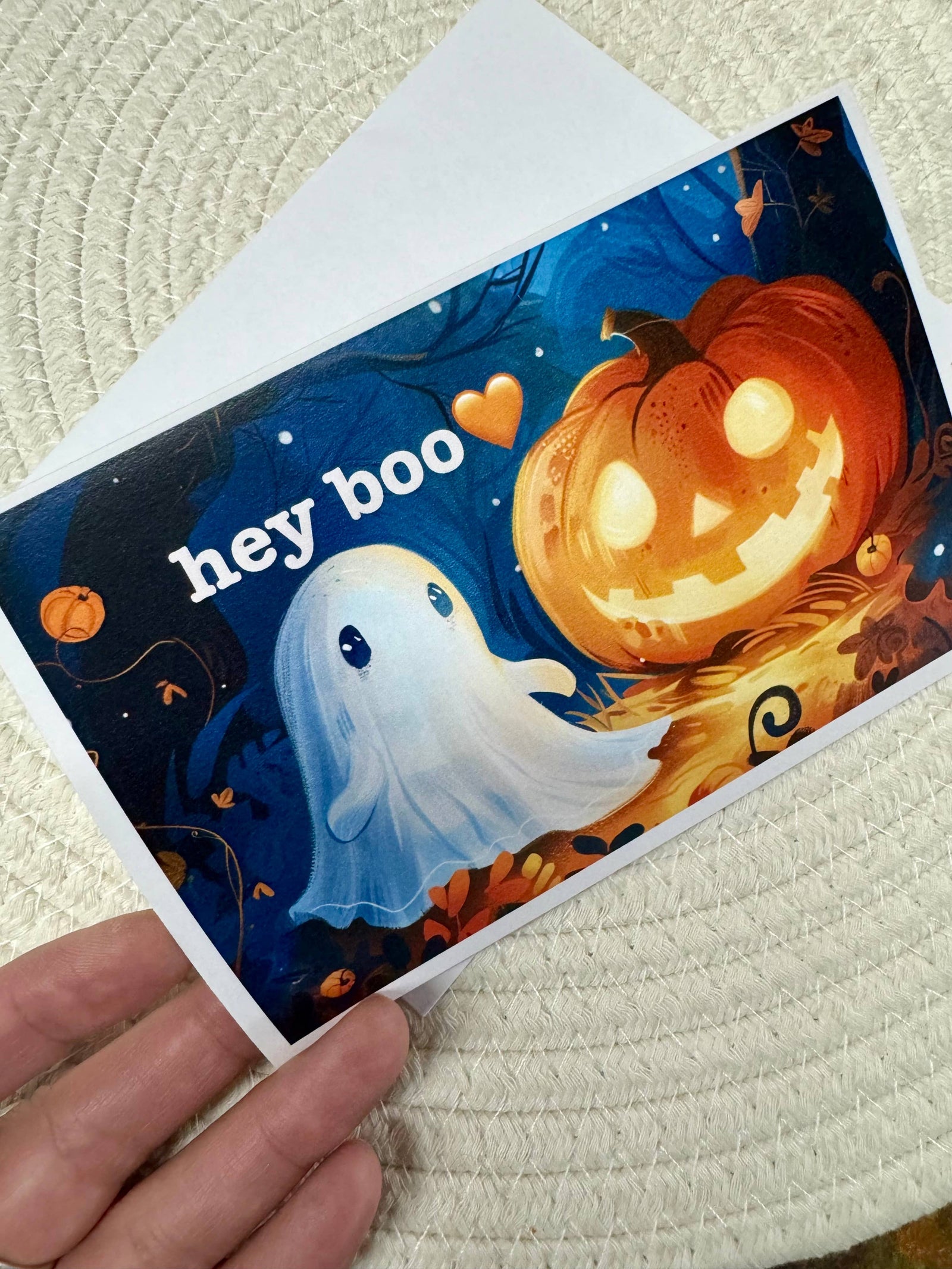 “Hey Boo” Greeting Card