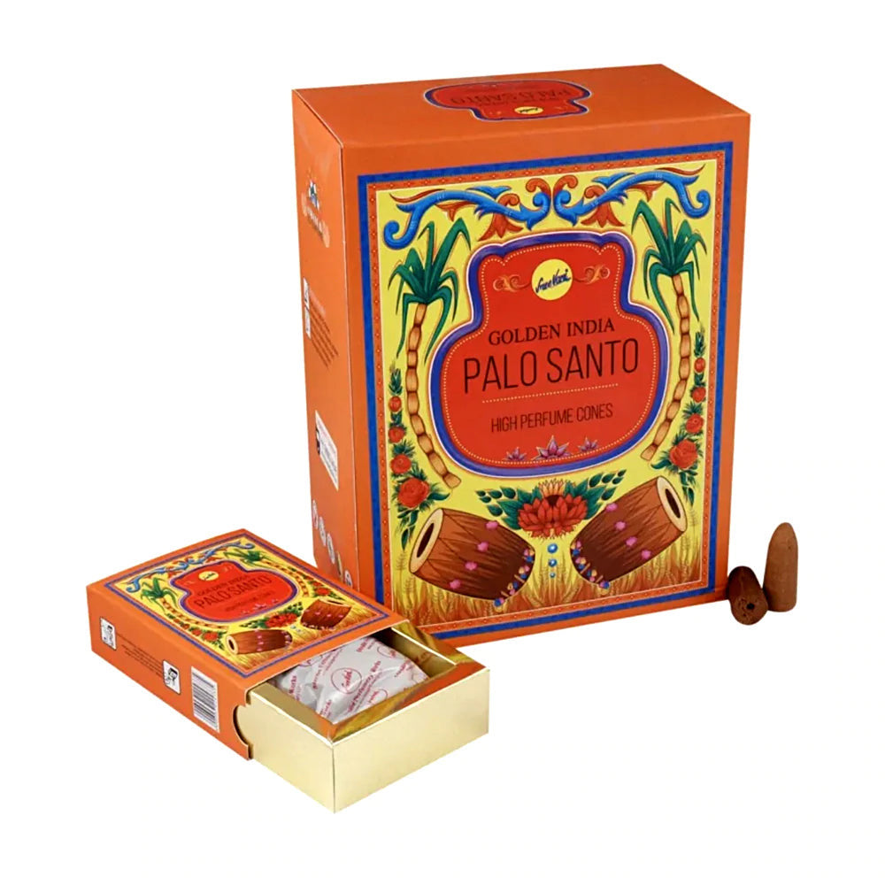 Golden India Incense Backflow Cones