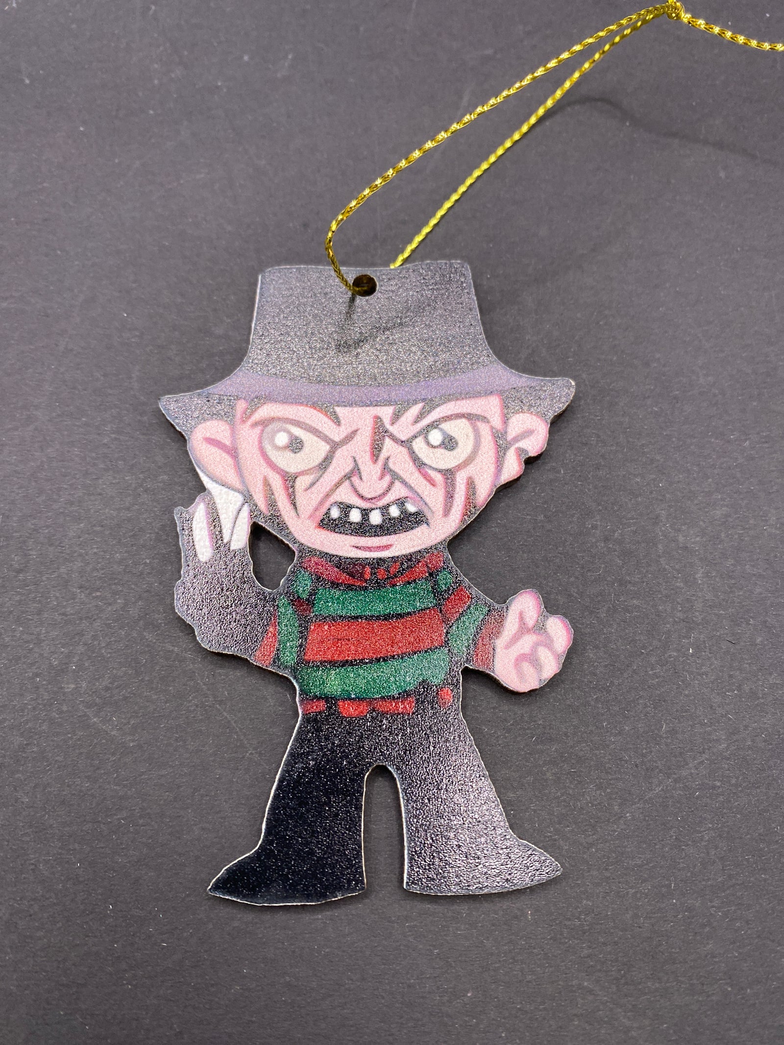 Wooden Horror Icon Ornament