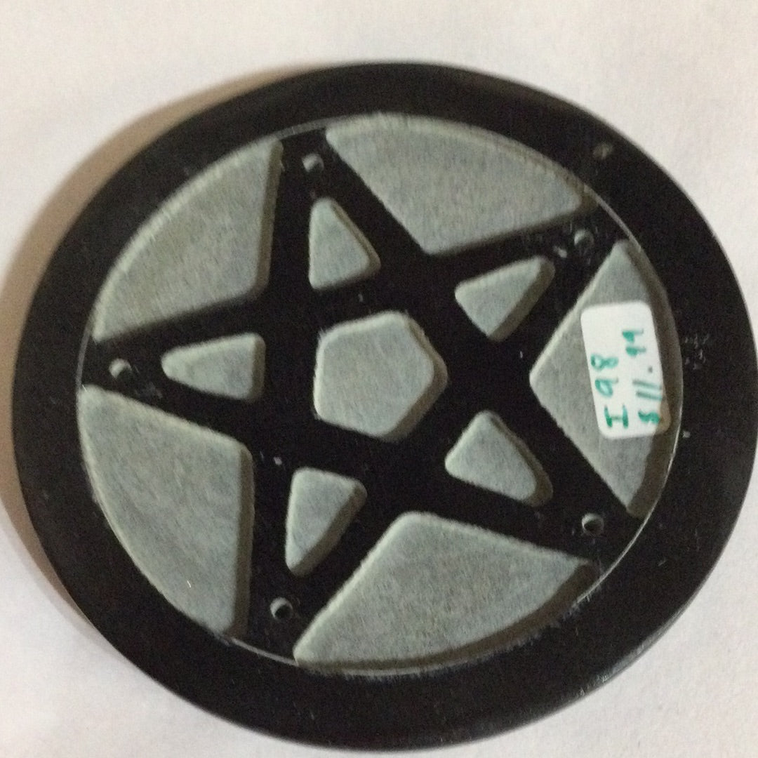 Large Round  Soapstone Incense Burner