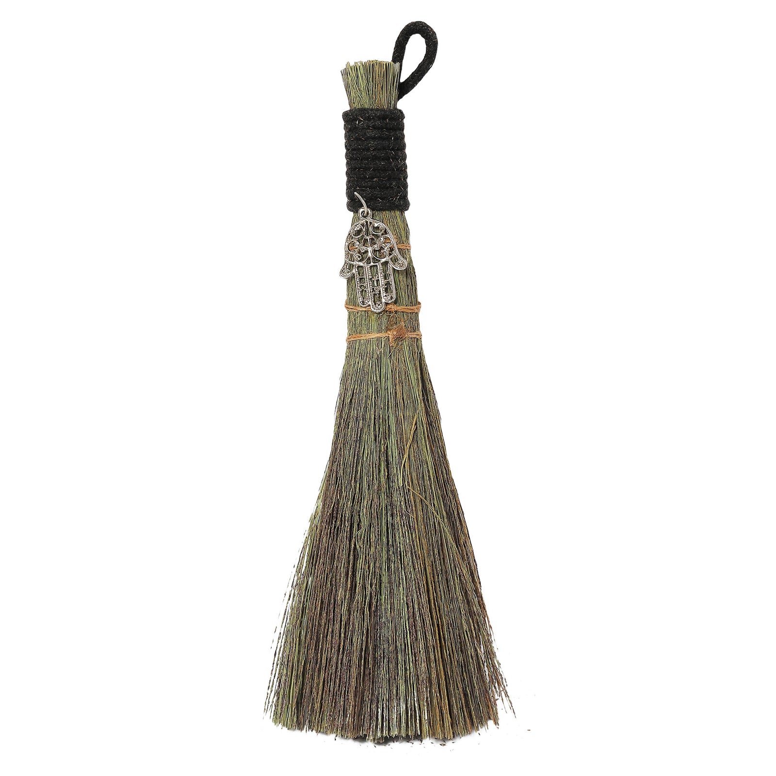 Ritual Altar Broom Hand of Fatima 8"(Besom)