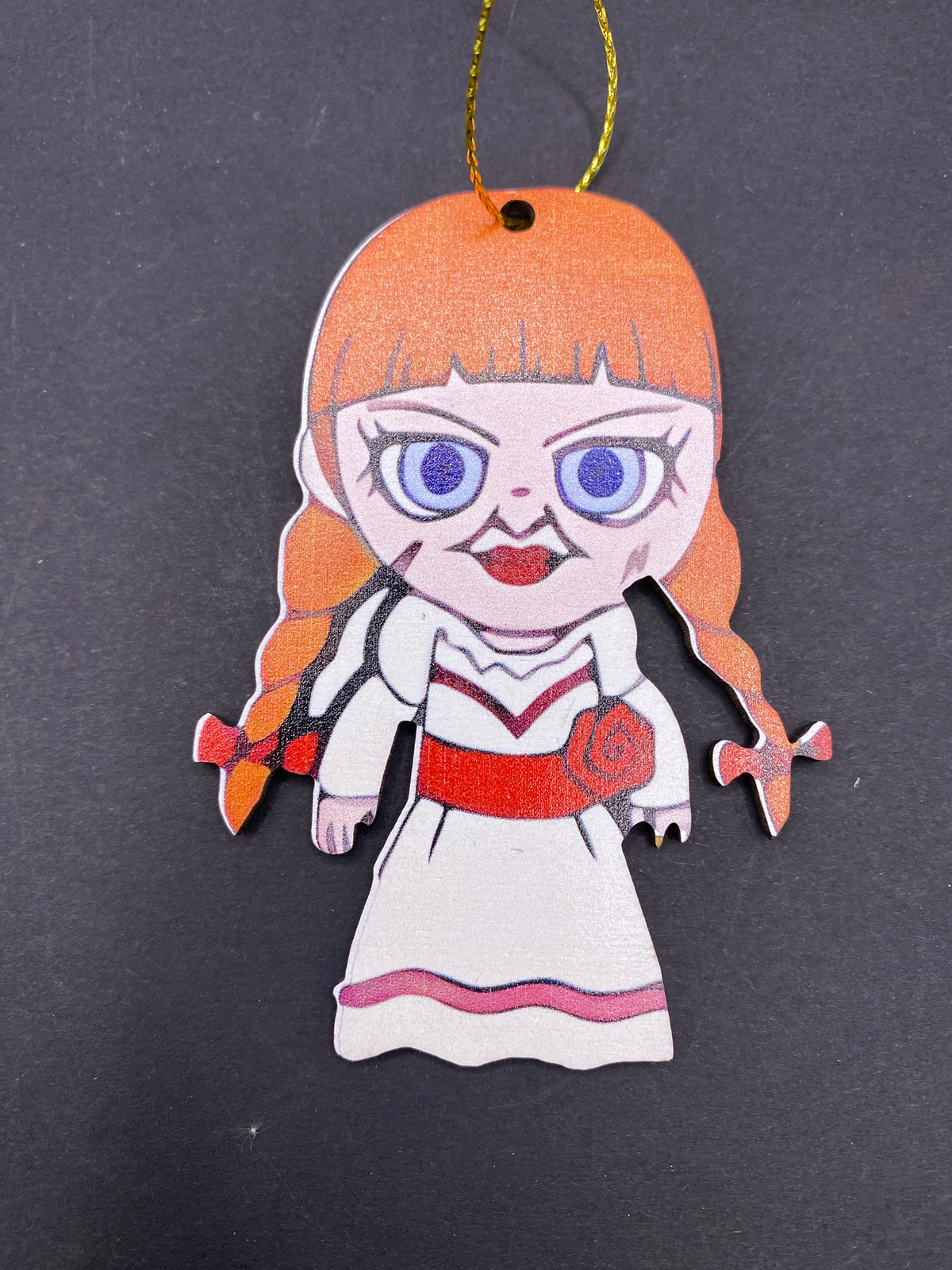 Wooden Horror Icon Ornament