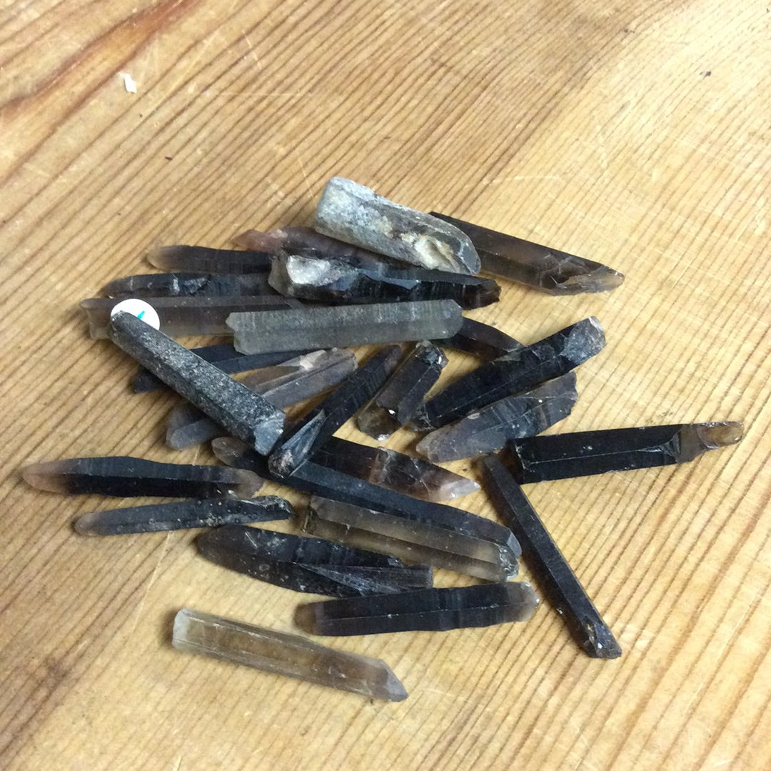 Smoky Quartz Points Rough