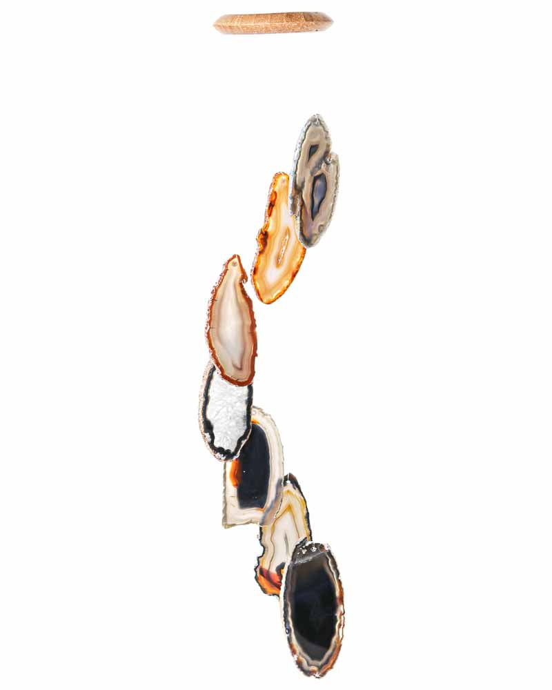 Agate Slice Wind Chime