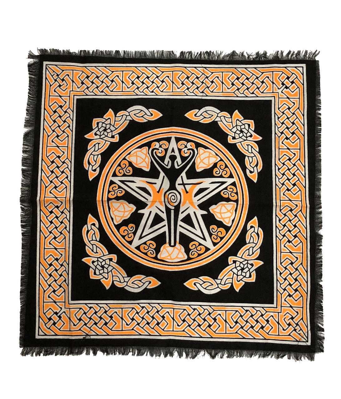 Goddess - Pentacle Tapestry / Altar Cloth 18x18