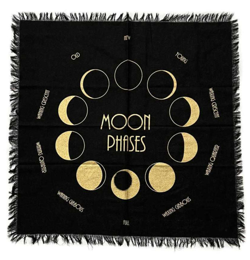 Moon Phases Tapestry / Altar Cloth 24x24