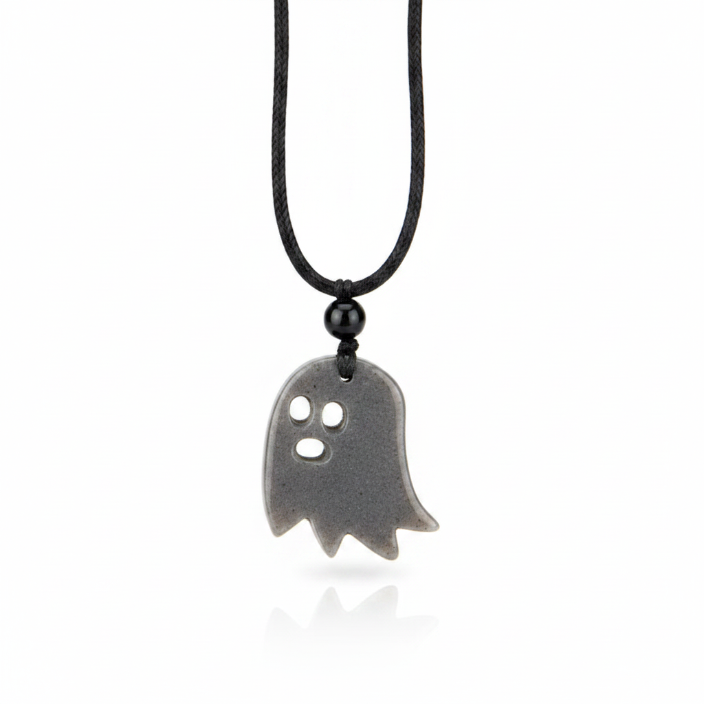 Crystal Sheet Ghost Necklace