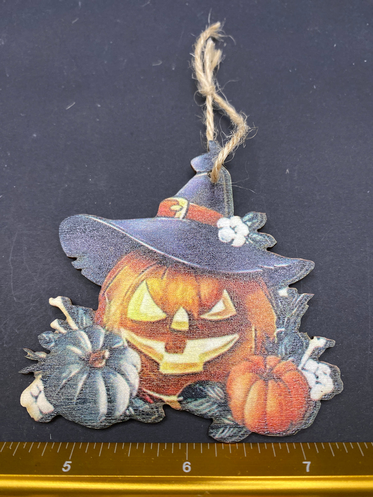 Pumpkin Wooden Ornament