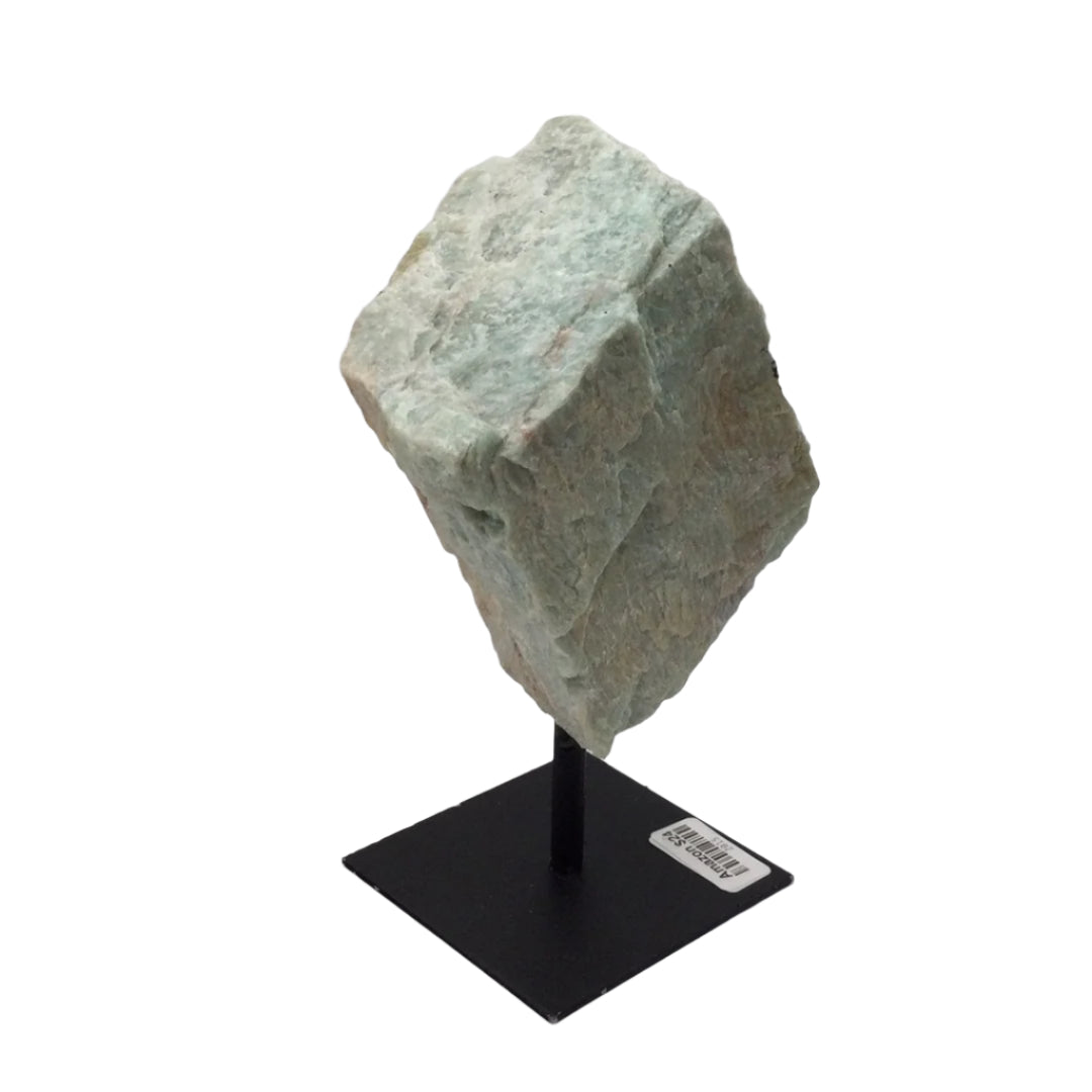 Amazonite on Metal Stand
