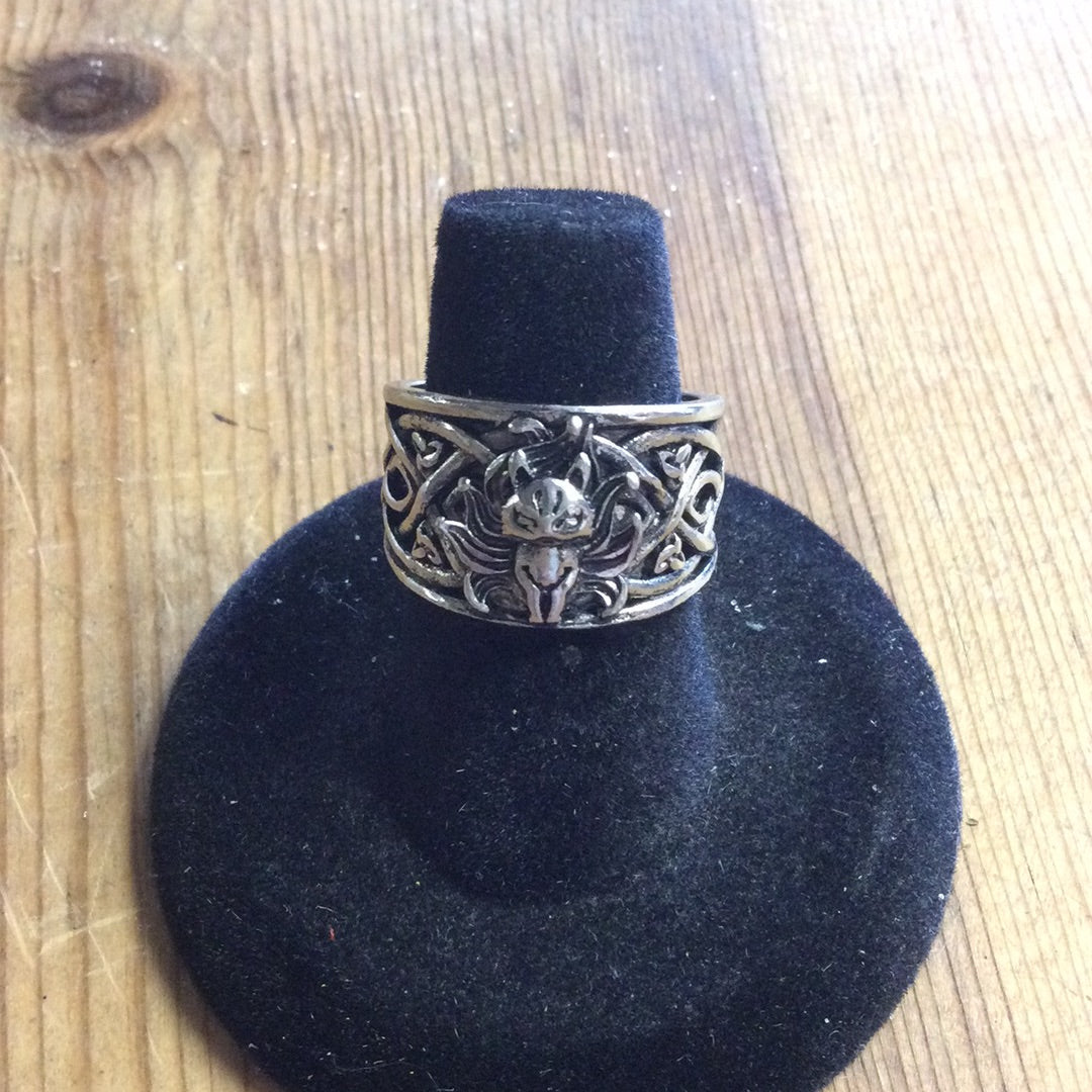 Kitsune Stainless Steel Ring