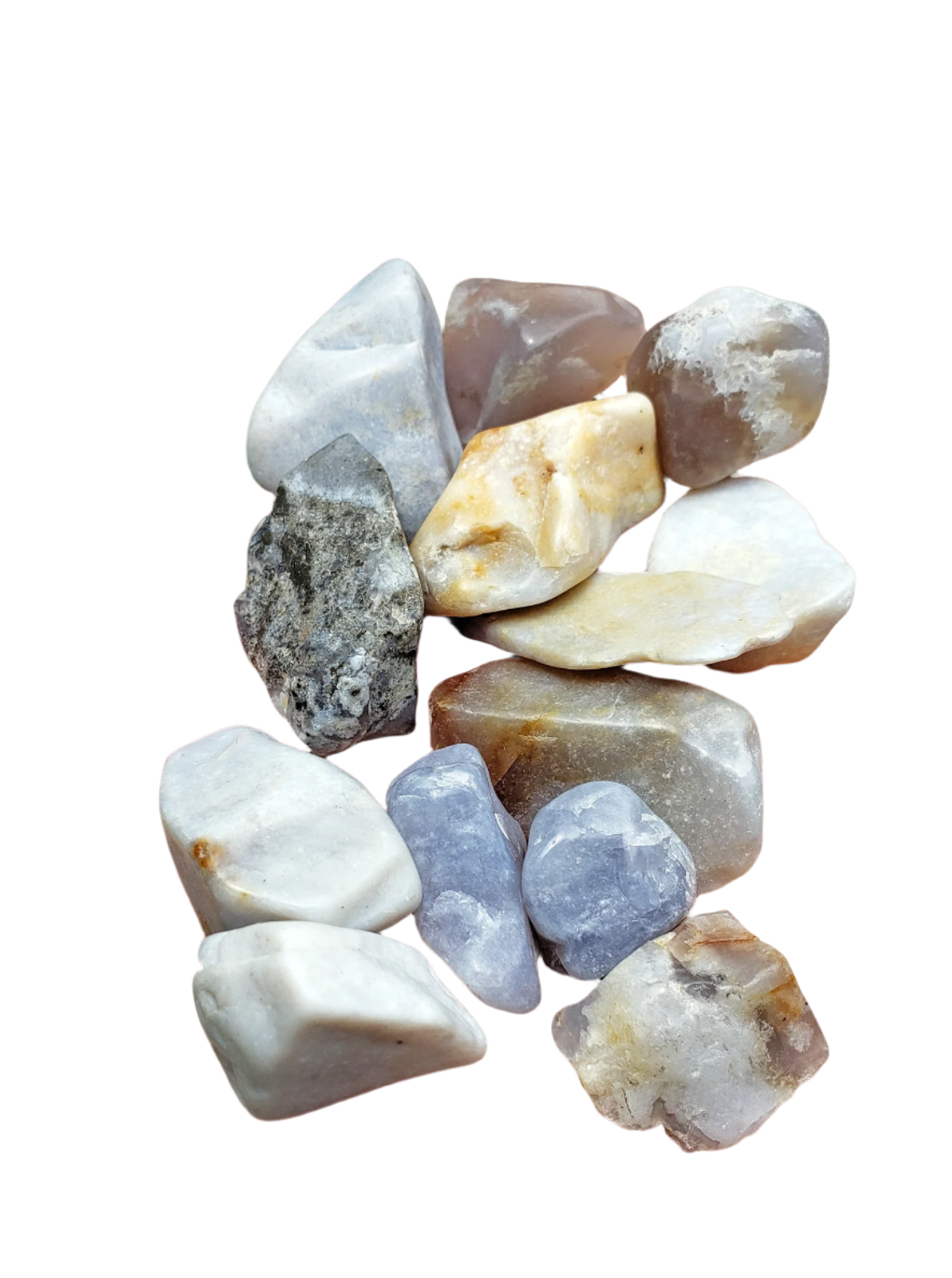 Mixed Chalcedony Small Tumbled
