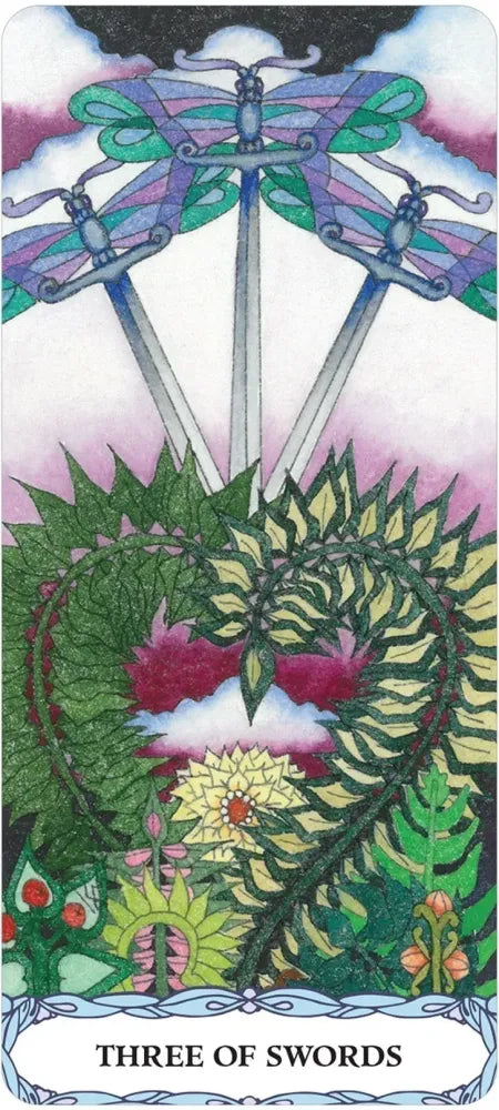 Tarot of a Moon Garden (borderless deck & book set)