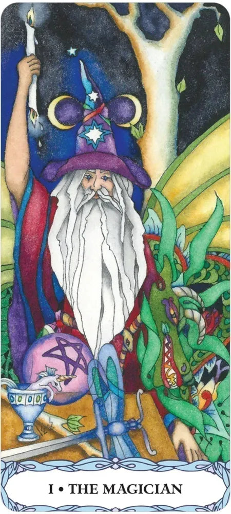 Tarot of a Moon Garden (borderless deck & book set)
