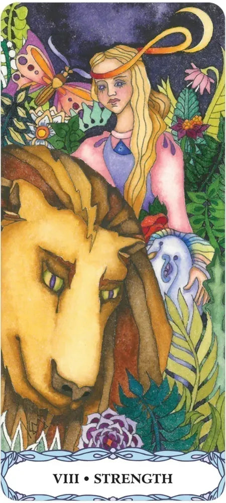 Tarot of a Moon Garden (borderless deck & book set)
