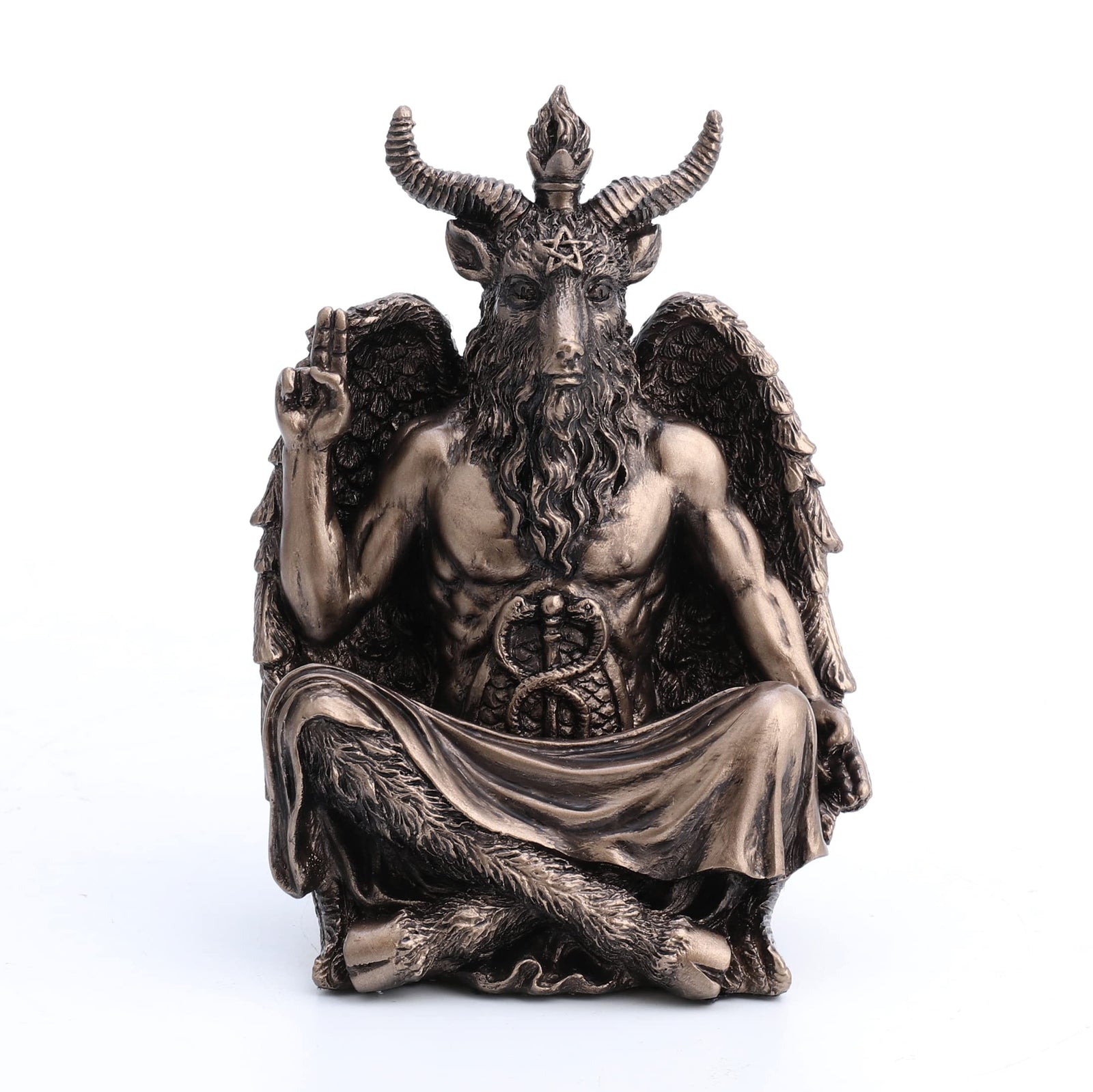 Small Baphomet Sitting Meditation Pose Statue
