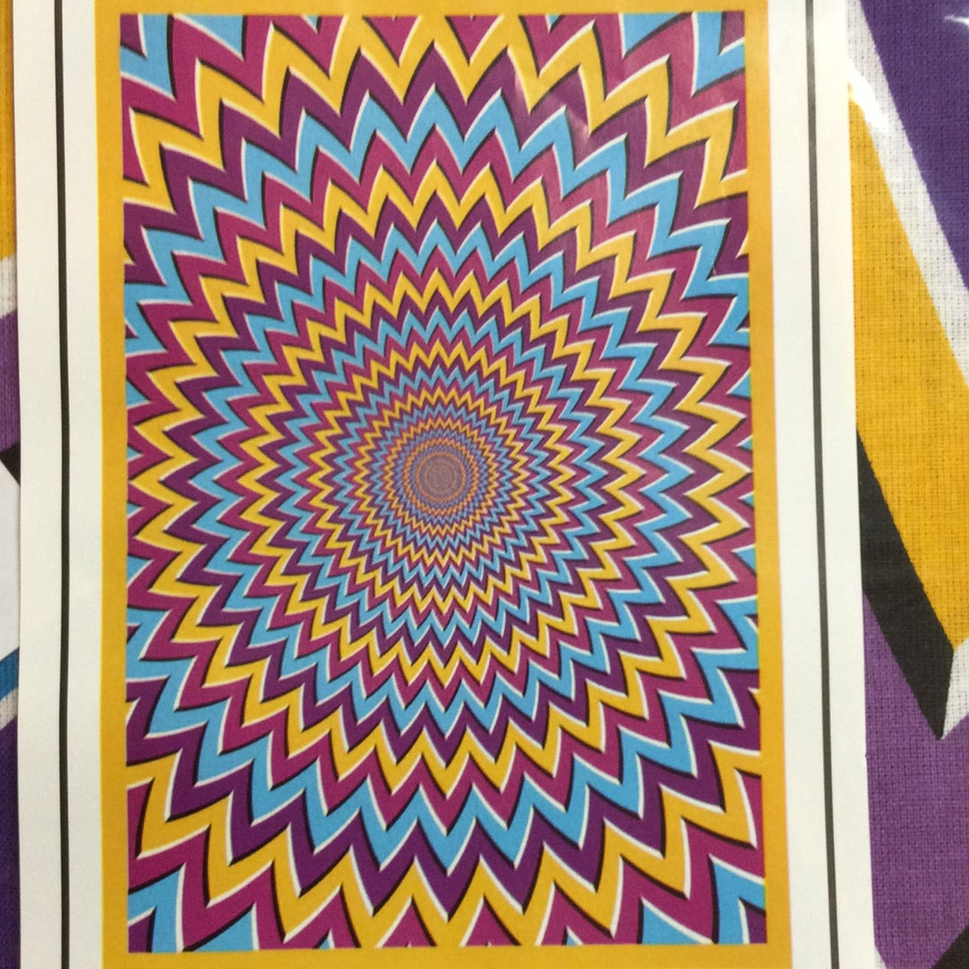 Psychedelic Motions Large Tapestry 86x53