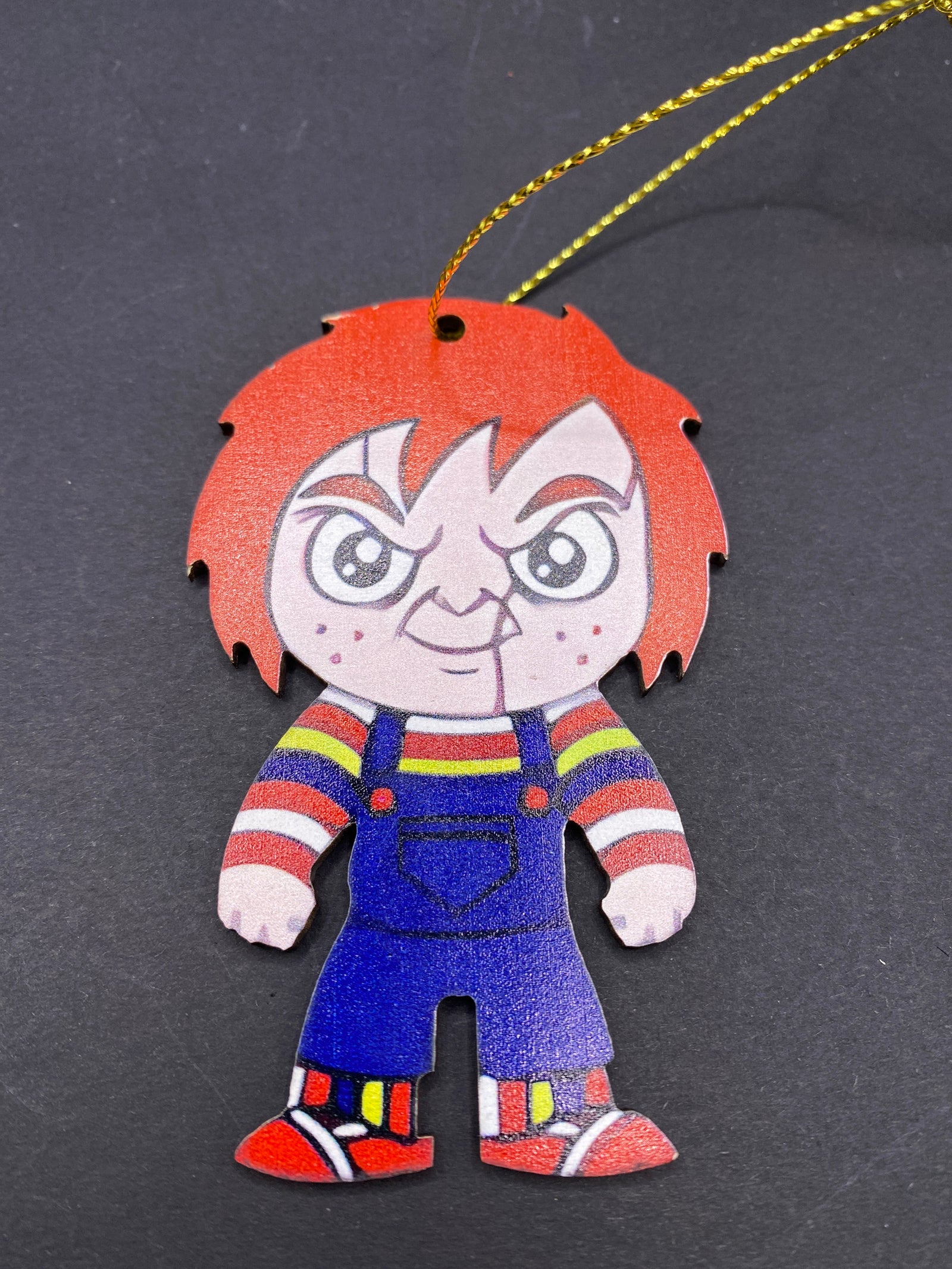 Wooden Horror Icon Ornament