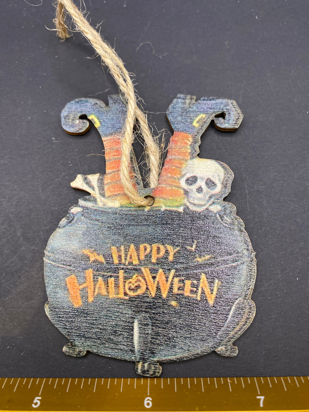 Witchy Wooden Ornament