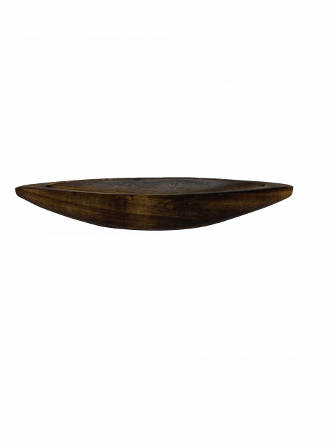 10" Wood Canoe-shaped Incense Boat Burner