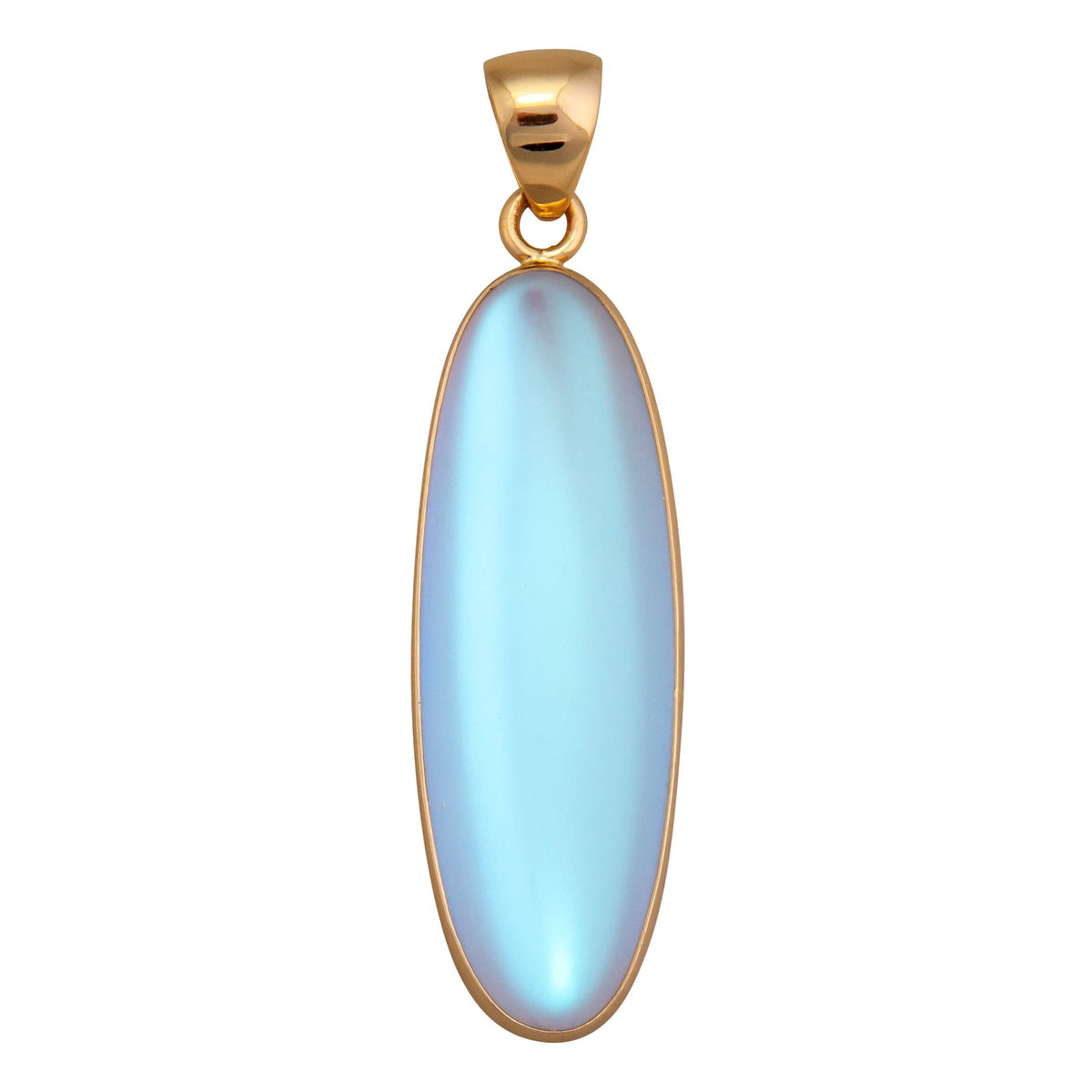 Alchemia Gold Labradorite Oval Pendant