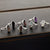 Amethyst Coffin Sterling Silver Ring
