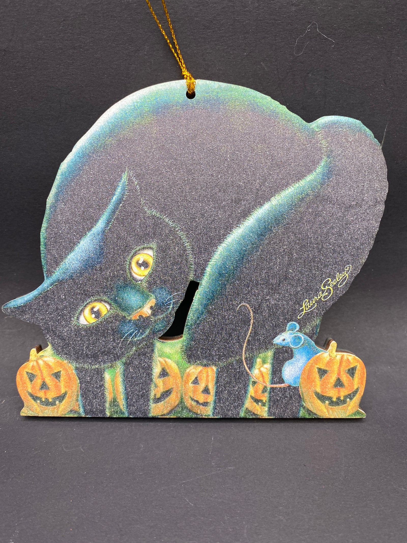 Wooden Halloween Ornament Large