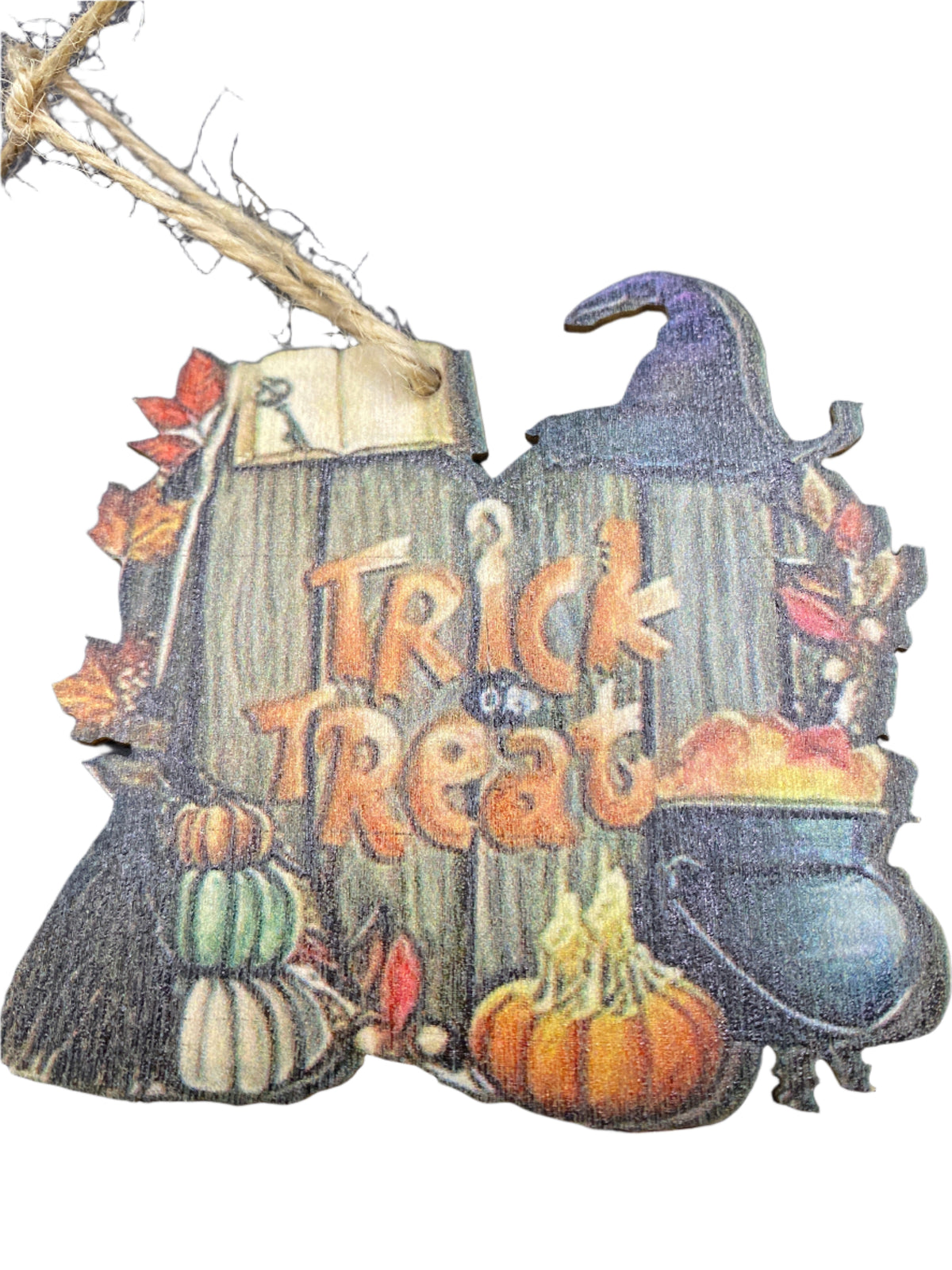 Country Gothic Wooden Ornament