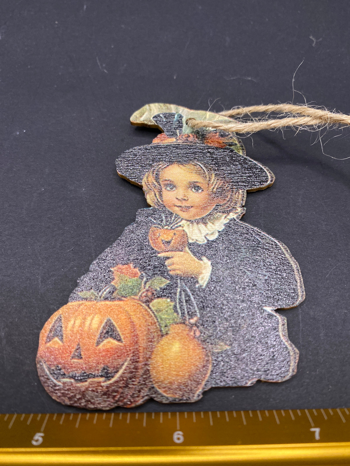 Creepy Children Wooden Ornament