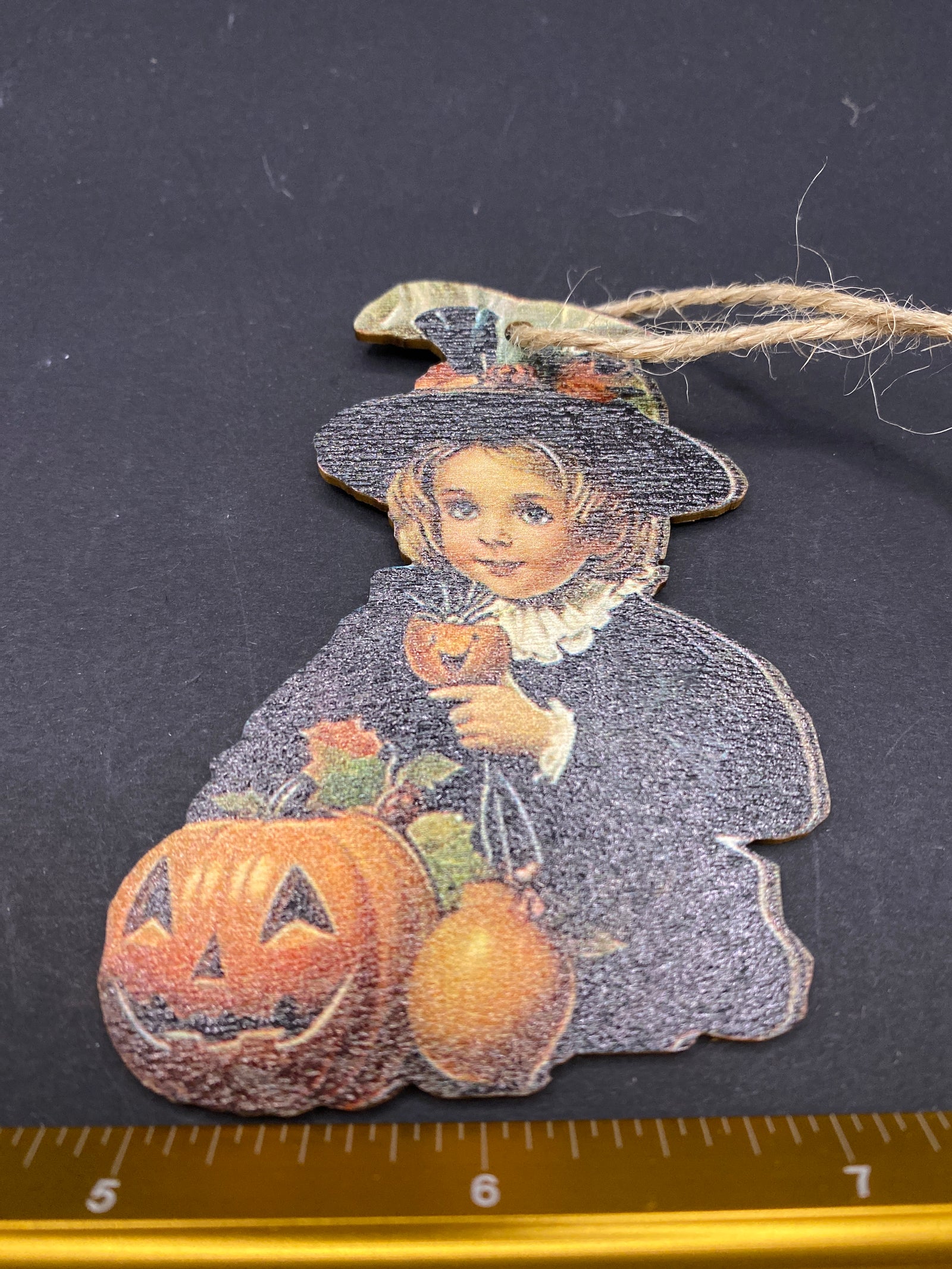 Creepy Children Wooden Ornament