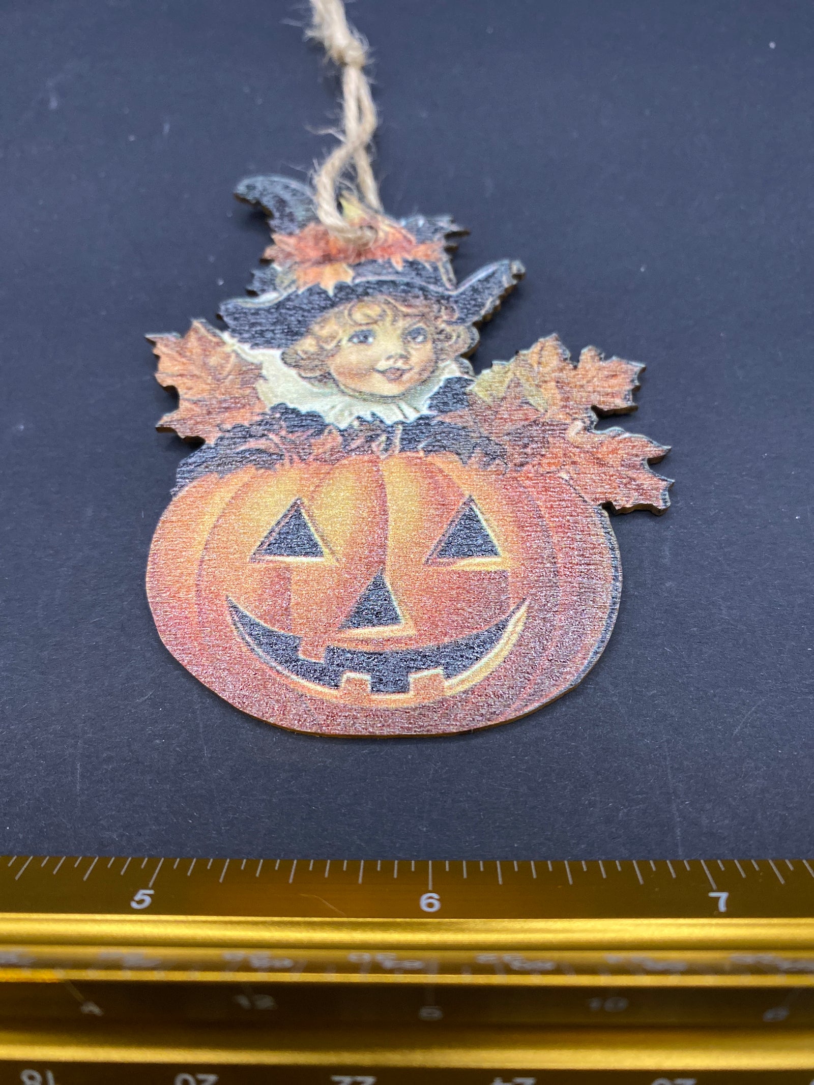 Creepy Children Wooden Ornament