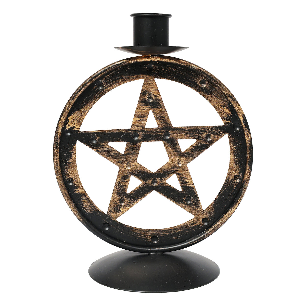 Metal Pentagram Candle Holder